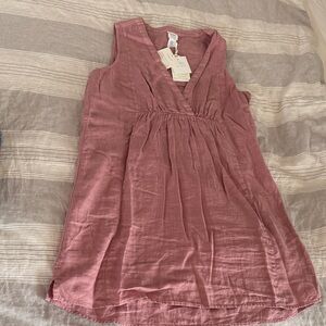 Sigrid Olsen Dusty Rose Sleeveless Top
